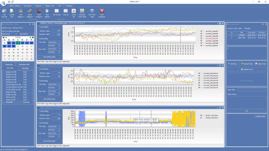 통합 해양환경·플랫폼 수명 건전성 분석 및 모니터링 시스템의 메인 화면 바론시스템 제공